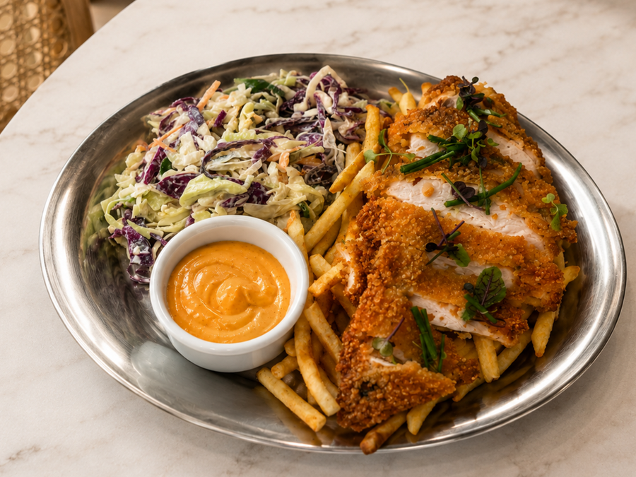CRUMBED HERB CHICKEN