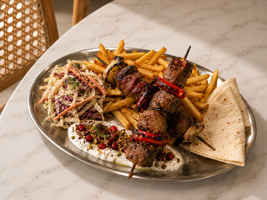 POMEGRANATE LAMB SKEWERS